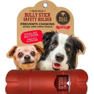 Red Bully Stick Safety Holder